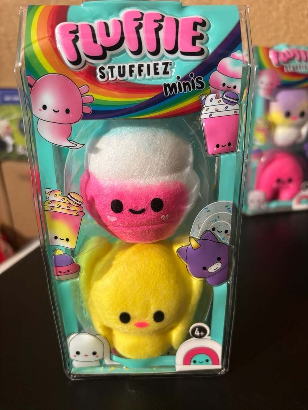Fluffie Stuffiez Ice Cream & Bunny Minis Collectible Plush 2-Pack
